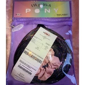 Insert Name Here (INH) Kacey Pony in Jet Black🖤